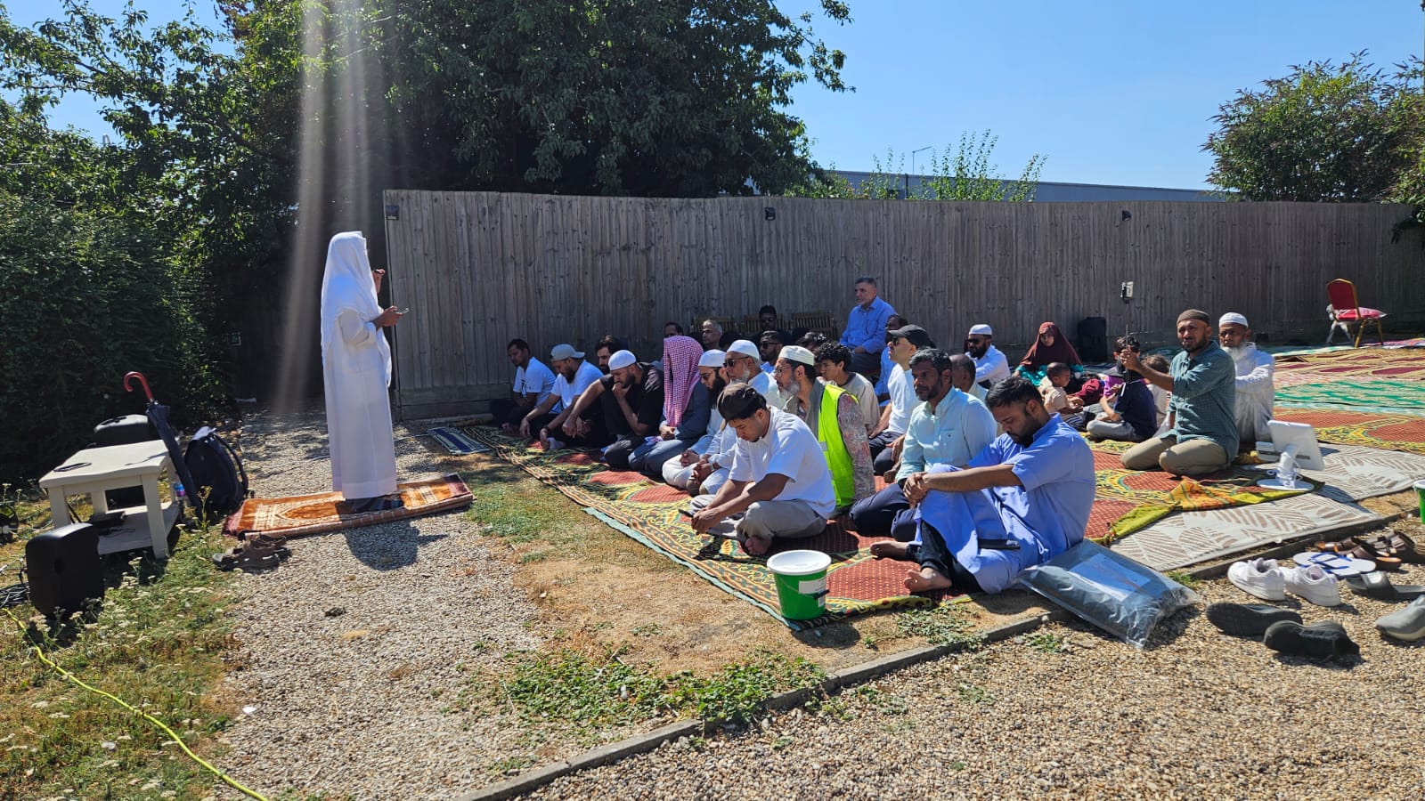 Congregational prayer for rain at Essex Muslim Centre